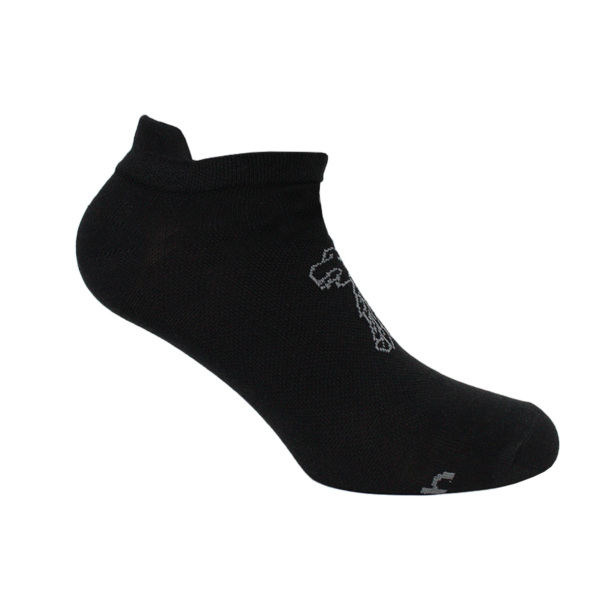 Calcetín Deportivo - Negro - Gryphon Gris